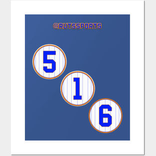 Rep Your Area Code (NY NL 516) Posters and Art